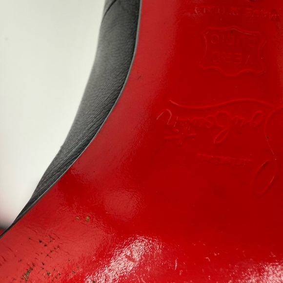 Christian Louboutin Black Pointed Heels - Picture 6 of 12